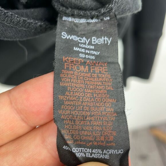 Sweaty Betty Black Escape Luxe Fleece Hoodie size XS relaxed fit - Picture 9 of 16